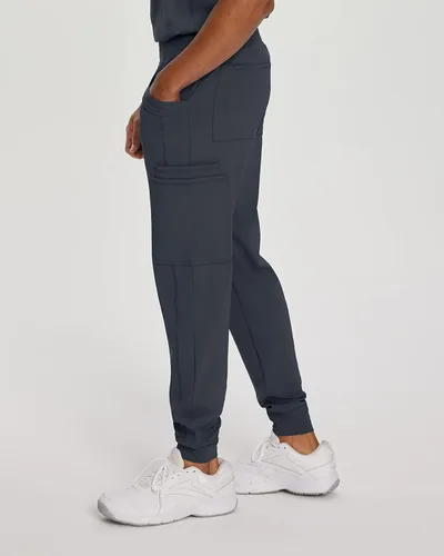 Vista 2 de Urbane Impulse 9913lLKA - Pantalones deportivos elásticos de 7 piezas para hombre, Grafito