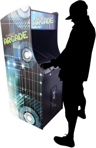 Vista 5 de Creative Arcades - Máquina arcade de grado comercial de tamaño completo, 2 jugadores, 60 juegos, pantalla LCD de 22 pulgadas, 2 joysticks Sanwa