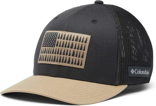 Vista 3 de Columbia Gorra de malla con bandera de árbol