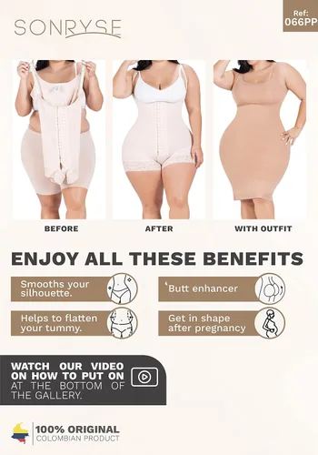 Vista 5 de Sonryse Fajas Colombianas Postparto Cesarea Colombian Postpartum Shapewear