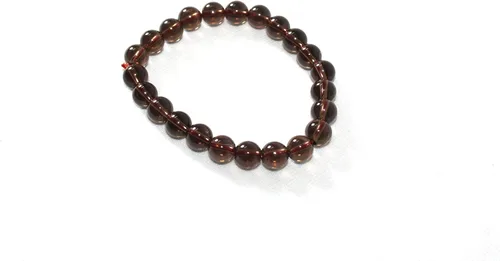 Vista 13 de Jet International New Round Beads Stretch Bracelet Natural Genuine Gift