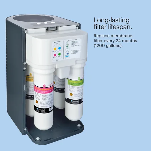 Vista 7 de Brondell Reemplazo del filtro de agua de membrana RF-40 para sistema de filtración de ósmosis inversa Circle debajo del fregadero, dura 24 meses