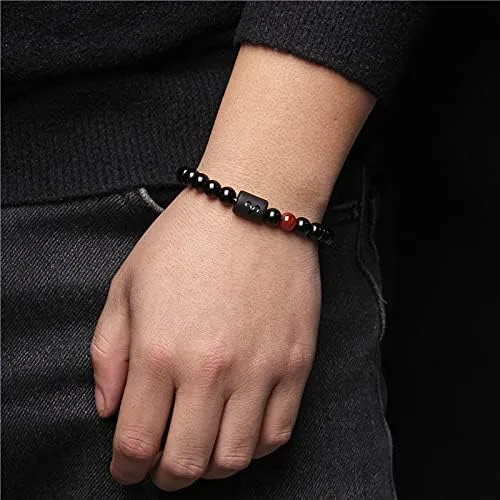Vista 4 de CSIYANJRY99 Pulseras del zodiaco para hombres y mujeres, regalos de signo del zodiaco, pulsera de horóscopo de 12 constelaciones, pulsera elástica