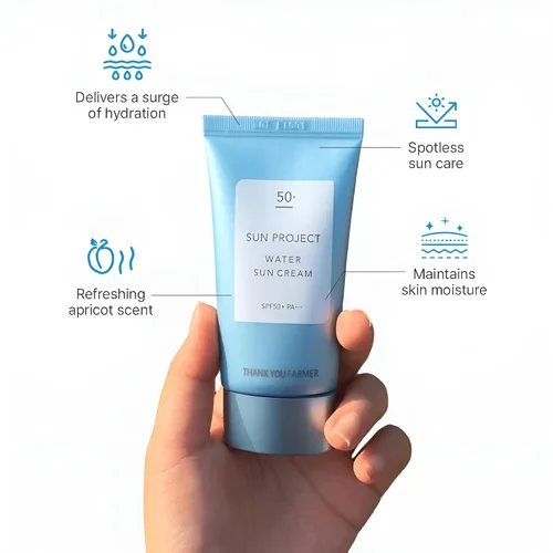 Vista 3 de THANKYOU FARMER Sun Project - Crema solar de agua, 1.75 onzas líquidas (1.7 fl oz)