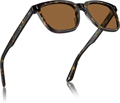 Vista 17 de Carfia Chic - Lentes de sol polarizados para mujer, protección UV400, marco de acetato pulido a mano