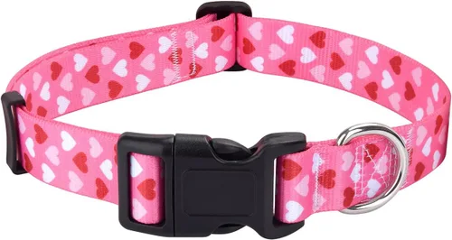 Vista 32 de Mihqy - Collar de perro, patrones geométricos florales, tribales, bohemios, collar de estilo étnico, suave y ajustable, para perros pequeños
