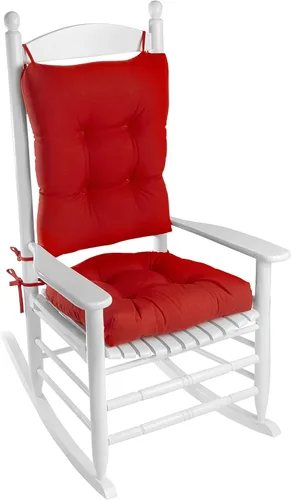 Vista 4 de Klear Vu Solarium - Juego de cojines para silla mecedora para interior y exterior Azul