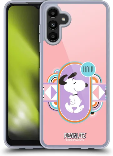 Vista 213 de Head Case Designs Snoopy Deco Dreams - Funda de gel con licencia oficial de Peanuts Blue Pattern [protección de grado militar] compatible con Google