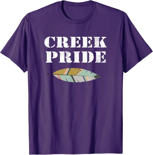 Vista 62 de Creek Native American Pride - Camiseta, Negro, S
