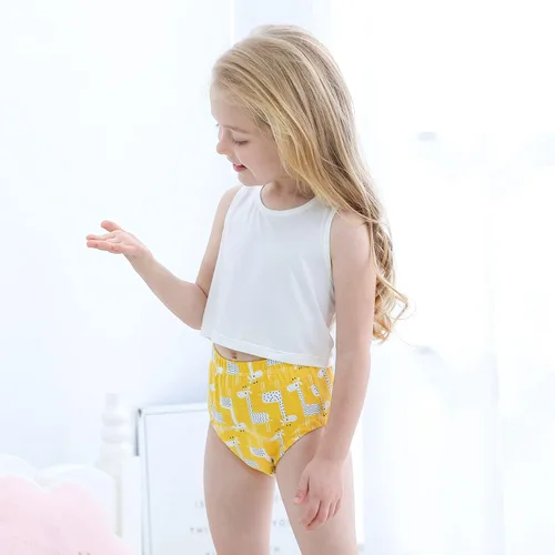 Vista 3 de U0U Pantalones de entrenamiento de algodón para bebés, ropa interior de entrenamiento para niños y niñas