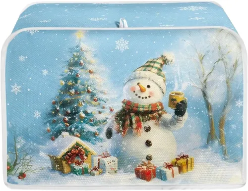 Vista 19 de Fundas decorativas para tostadora de notas musicales otoñales de 2 rebanadas para electrodomésticos de cocina pequeños, cubierta reversible