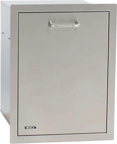 Vista 28 de Bull Outdoor Products Componentes Premium para Isla de Barbacoa de Cocina Exterior, Puerta de Acceso Vertical - Bisagra Izquierda con Reborde