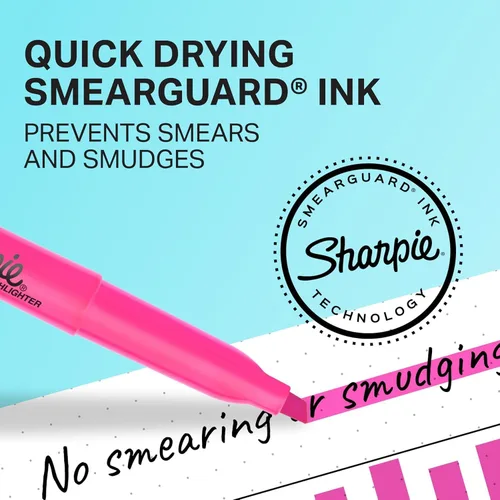 Vista 3 de Sharpie Resaltadores estilo bolsillo colores surtidos 4 bolígrafos más 2 bonos