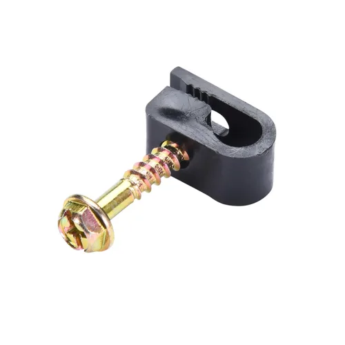 Vista 7 de Bolt Dropper Clips coaxiales para cables - Clip de cable eléctrico para gestión de cables - Clip de tornillo y cierre - Soporte de cable coaxial