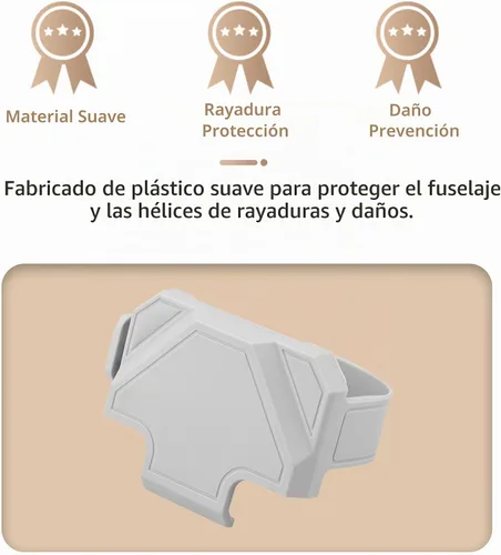 Vista 4 de Protector de hélice para DJI Mini 4K/Mini 2 SE/Mini 2/Mavic Mini, protector de hoja de dron de liberación rápida y correa estabilizadora, accesorios