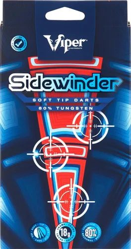 Vista 8 de Viper Sidewinder 80% tungsteno Dardos de punta suave, 18 gramos