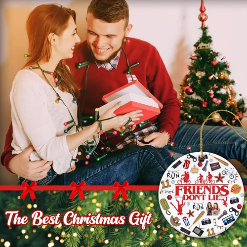 Vista 7 de Regalos de Mercancía de Cosas Divertidas Retro 2025 Adorno de Navidad Decoraciones Acrílicas Decoración de Árbol de Navidad Regalo Único para Amigos