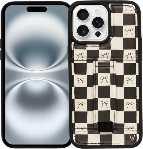 Vista 33 de Fundas Walli para iPhone 13, funda tipo cartera con soporte para tarjetas, elegante y moderna cubierta para mujeres, se ajusta al iPhone 13
