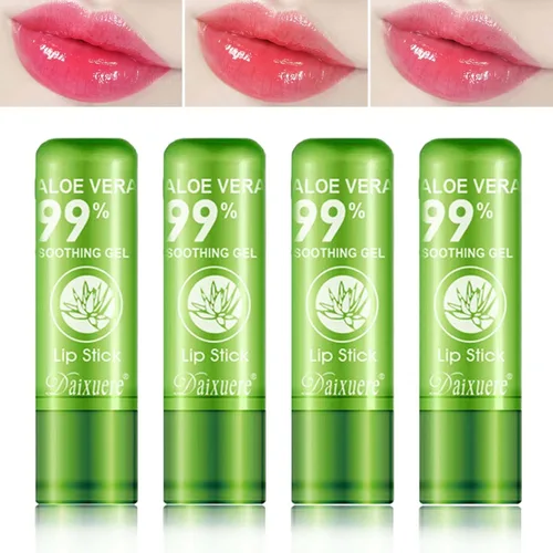 Vista 12 de 2 lápices labiales de gelatina de flores de cristal, lápiz labial transparente con flor en el interior, bálsamo labial teñido que cambia