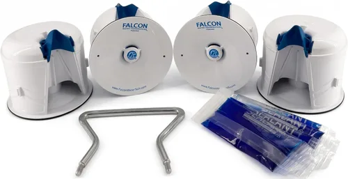 Vista 4 de WaterFree - Cartucho urinario (4 unidades) - Falcon + Sloan WES-150 FWFC Compatibilidad universal - Incluye cartucho urinario sin agua, sellador