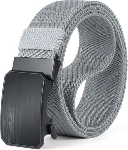 Vista 13 de Auto Lock Ratchet Belt for Men Elegant Dressing Belt Buckle 1.5" Wide Elastic Nylon Tactical Belts Thicker