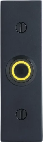 Vista 11 de Newhouse Hardware Botón rectangular iluminado de metal con cable en níquel cepillado BT6BL-BN, para timbre de puerta, timbre o timbre, solo botón