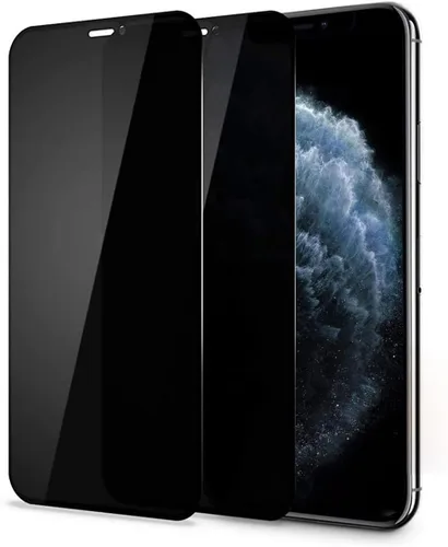 Vista 8 de Protector de pantalla de privacidad para iPhone 11/XR, borde 2.5D, cobertura completa, anti-espía 9H, protector de pantalla de vidrio templado