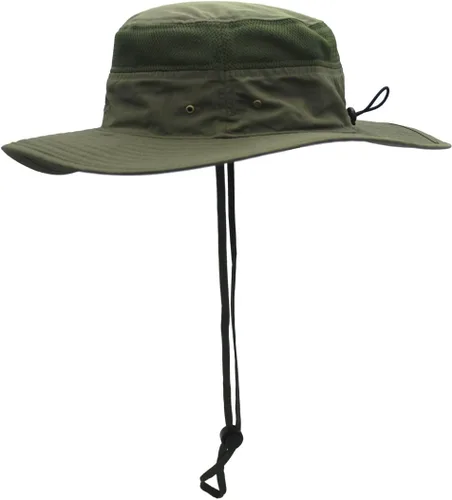 Vista 3 de Duakrs - Sombrero unisex de ala ancha, para exteriores, UPF 50+, impermeable, Boonie para verano, protección UV