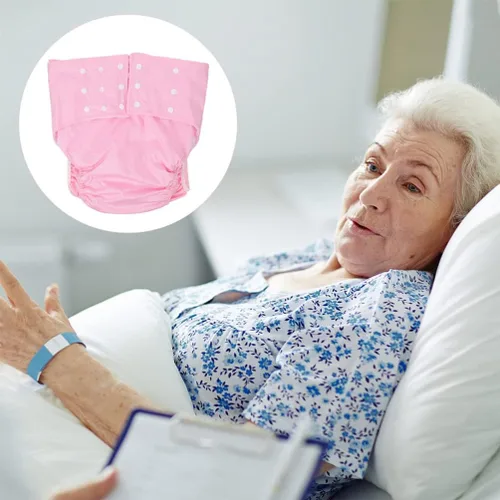 Vista 7 de 2 pañales reutilizables para adultos, pañales de tela lavables antifugas, pañales para adultos para incontinencia anciana, mujeres y hombres