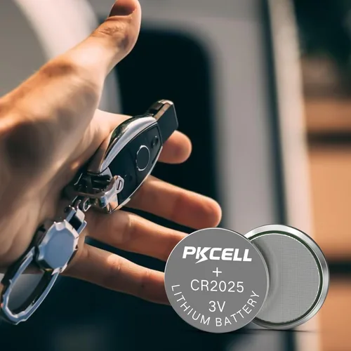 Vista 5 de PKCELL CR 2025 Baterías CR2025 3V Batería de litio (paquete de 5)
