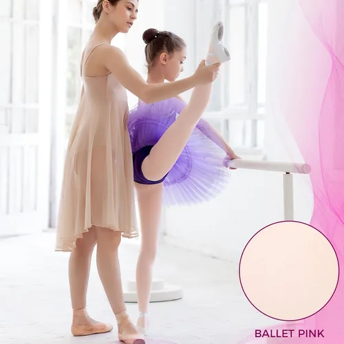 Vista 2 de 2 mallas de ballet para niñas, mallas de ballet para niños, leotardos de ballet para niños