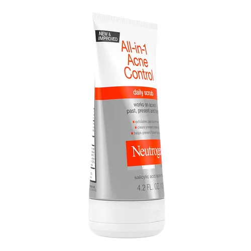 Vista 10 de Neutrogena Exfoliante facial diario todo en 1 para exfoliar y tratar el acné, tratamiento de acné con ácido salicílico, 4.2 onzas líquidas