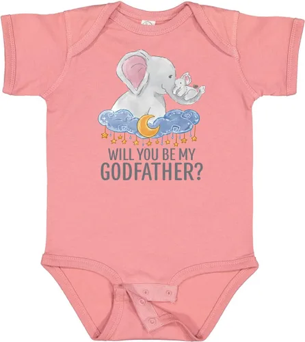 Vista 9 de inktastic Body de bebé Will You Be My Godfather