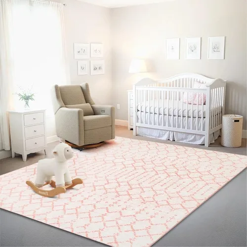 Vista 367 de Istana Alfombra larga antideslizante de 2.5 x 8 para el hogar, para pasillo y cocina, lavable, sedosa y suave al tacto, elegante, color azul y marfil