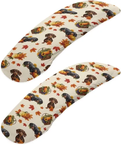 Vista 36 de Fundas para reposabrazos de silla de escritorio con estampado de estrellas de gato, 2 fundas elásticas para reposabrazos de silla de oficina, a