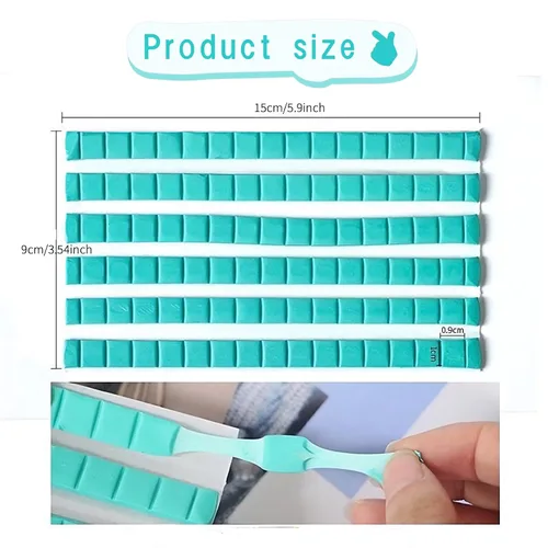 Vista 3 de Arcilla reutilizable para arte de uñas, arcilla adhesiva para uñas, puntas de uñas postizas profesionales, herramienta de manicura adhesiva