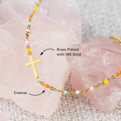 Vista 5 de Cross Bracelet for Women, Christian Bracelets for Women, Confirmation Gifts for Girls, Religious Bracelets for Sister, Religious Christian Jewelry