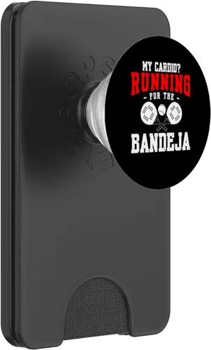 Vista 8 de My Cardio Running for The Bandeja Padel Racquet Paddle PopSockets Adhesive PopGrip