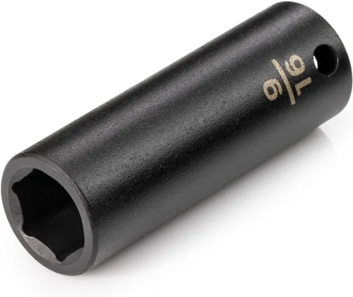 Vista 27 de TEKTON Zócalo de impacto de 6 puntos de 1 pulgada de profundidad de 3/8 pulgadas x 1 pulgada SID13025