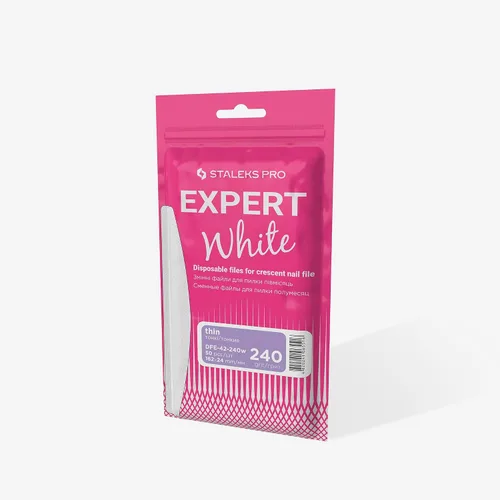 Vista 18 de STALEKS PRO Expert 40 PapmAm Mix - Lima de uñas desechable sobre base de madera (grano 180/240, 3 piezas) - Lima de uñas de doble cara lista