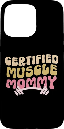 Vista 28 de iPhone 16 certified Muscle Mommy Groovy Pump Cover Lifting Case
