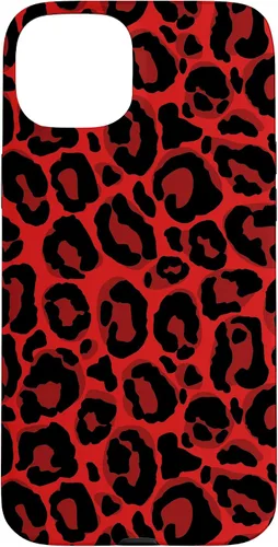 Vista 9 de Red Leopard Phone Case Cheetah Skin Pattern Women Case for iPhone 17