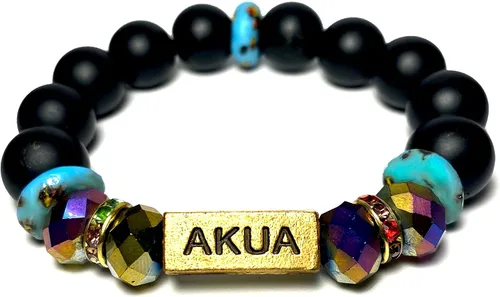 Vista 41 de Pulseras africanas tradicionales con nombre nacido en el día para mujeres de Ghana, materiales naturales, ajuste cómodo y holgado