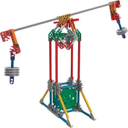 Vista 3 de K'NEX Educación - STEM Explorations: Kit de construcción de palancas y poleas 'Kid Construction Play' a partir de 8 años