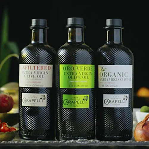 Vista 7 de Carapelli - Aceite de oliva virgen extra Oro Verde: Primer AOVE prensado en frío - 33.8 onzas líquidas (1 litro)