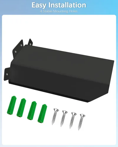 Vista 8 de Cubierta Universal para Cámara de Seguridad - Protector Solar y de Lluvia, Techo Protector Impermeable para Cámaras Domo y Bala de Exterior