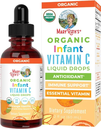 Vista 10 de MaryRuth Organics Gotas de vitamina C para niños pequeños Gotas líquidas orgánicas de vitamina C USDA para niños pequeños Edades de 1 a 3 años