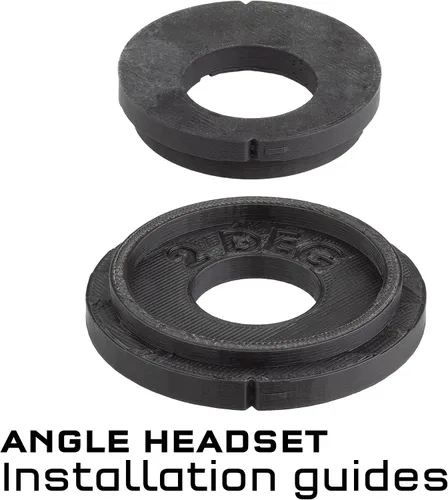 Vista 7 de Wolf Tooth EC44 Superior EC49 Lower GeoShift Auriculares de ángulo de rendimiento de 2 grados largo Upper, EC49/40 Lower Long 115-140 mm