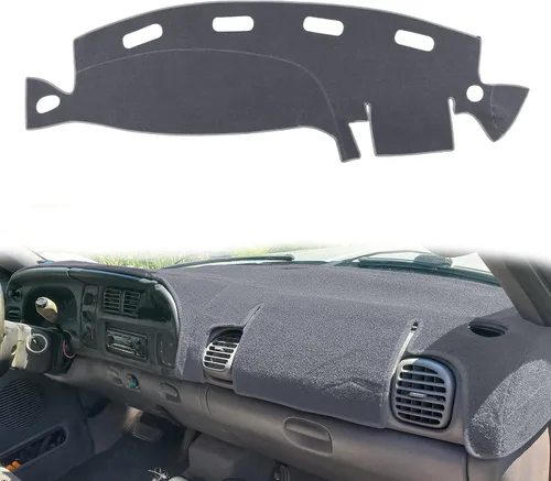 Vista 10 de Cubierta de salpicadero compatible con Dodge Ram 1500 2002-2005, 2500/3500 2003-2005 (beige)