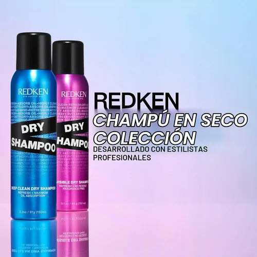 Vista 5 de Redken Champú seco invisible Para todo tipo de cabello Ligero y sin residuos Sin fragancia 3.1 onzas